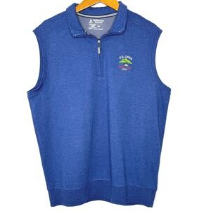 Bermuda Sands Storm‎ Dri US Open Torrey Pines 1/4 Zip Golf Vest Large